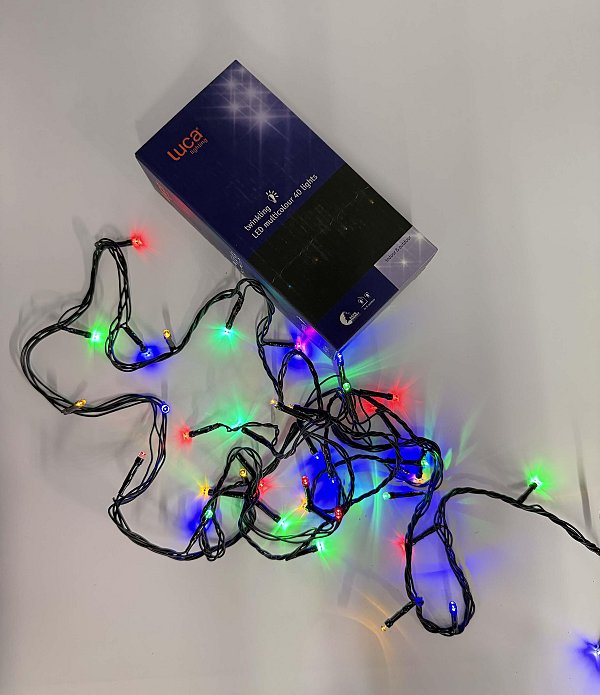 Catena 40 led multicolor con 8 funzioni