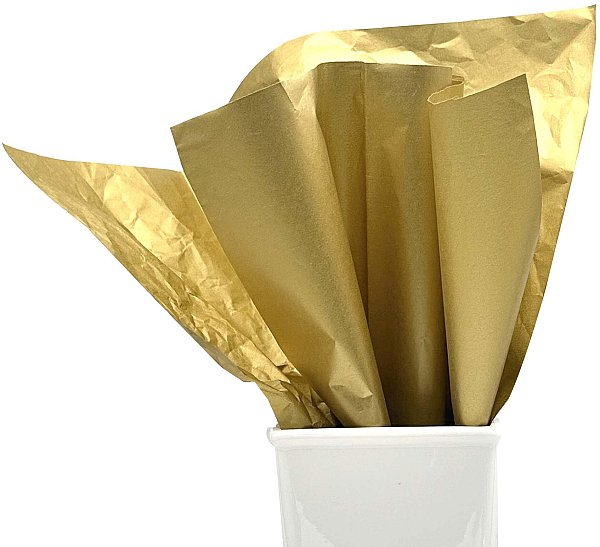 24 Fogli Carta Velina Metallizzata