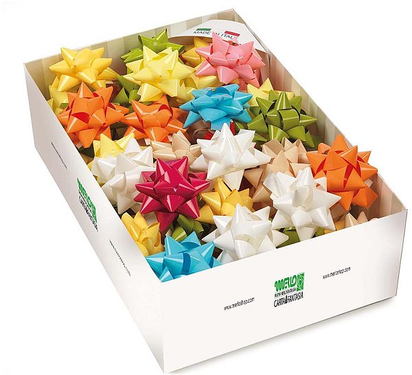 Stelle Adesive Laccate Lucide Assortite