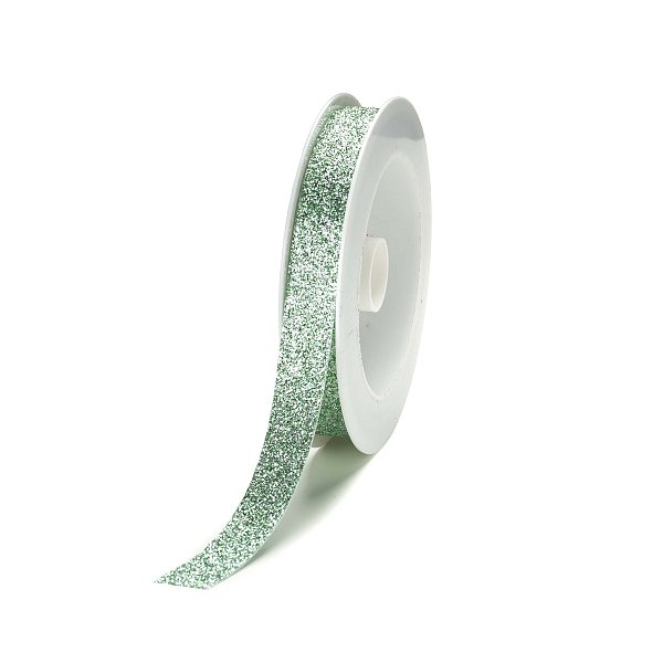 Nastro in Tessuto Glamouros Verde con Glitter