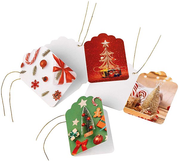 Blister Chiudipacco Natale Alberini Assortiti