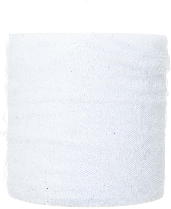 Bobina Tulle Sparkling Bianco