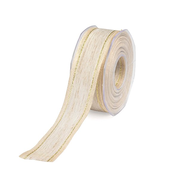 Nastro in Tessuto Melange Royal Laminato Oro