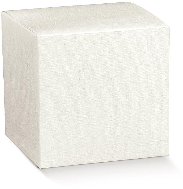 Scatola Fibra Bianco Pieghevole Automontante