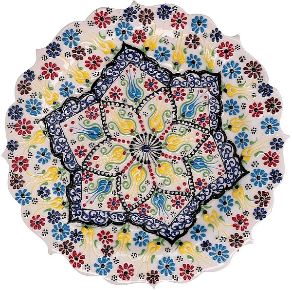 Piatto Decorativo in Ceramica