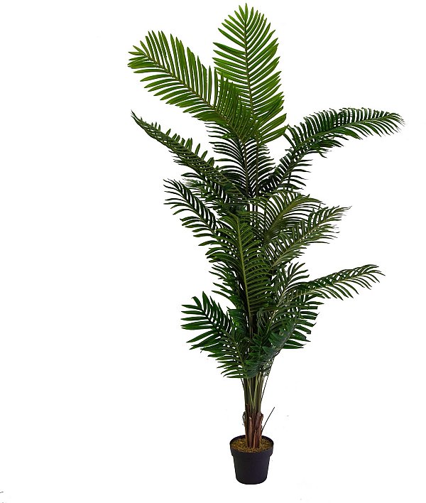 Pianta Artificiale Kenzia Verde in Vaso