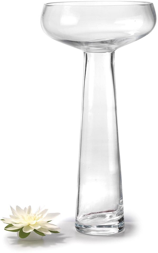 Vaso in Vetro Trasparente Fungo Alto