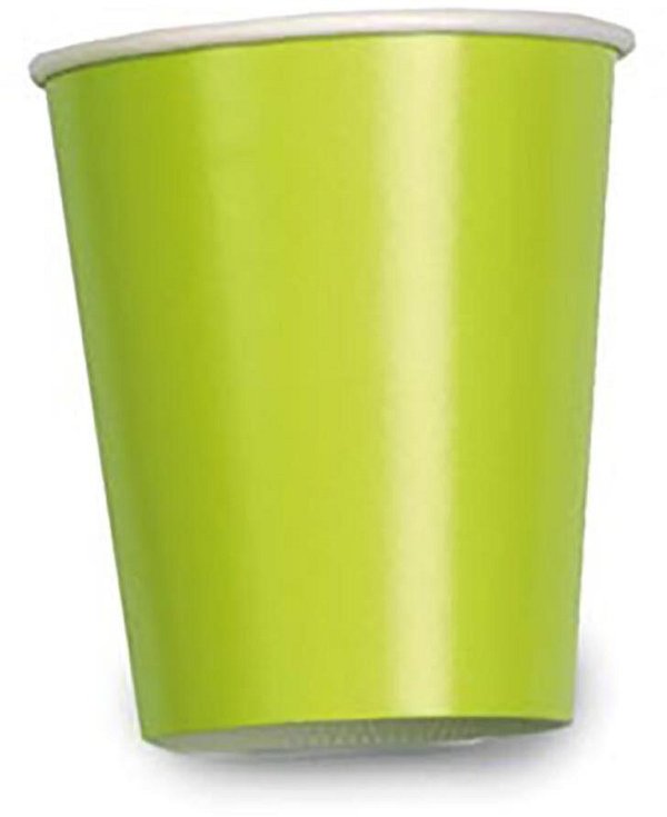 Bicchieri in Carta Verde lime