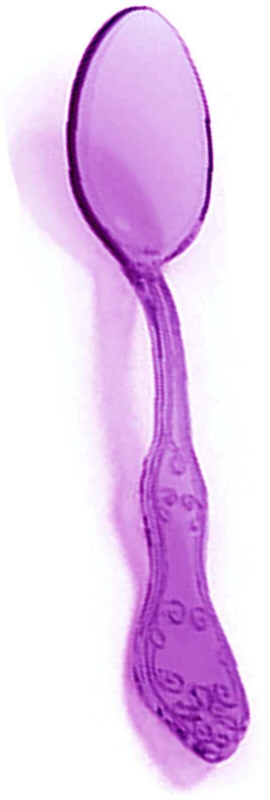 Cucchiai in Plastica Viola