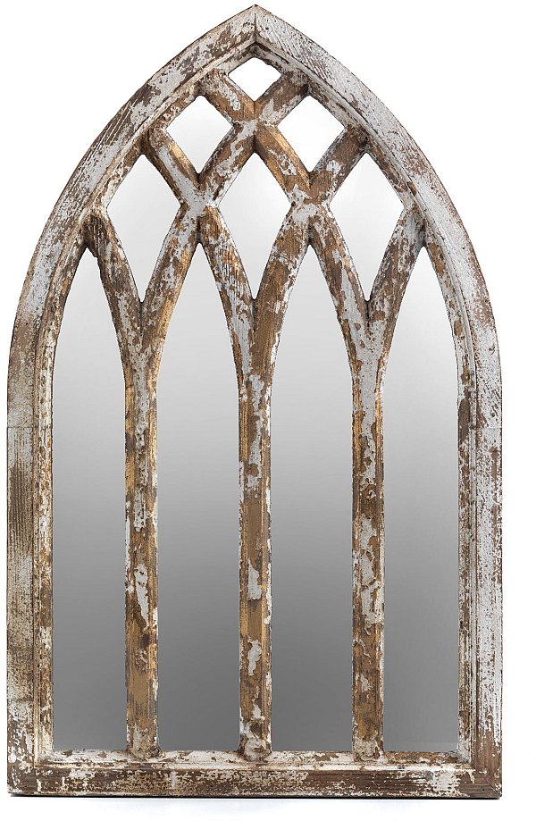 Specchio in Legno Arco Shabby
