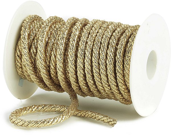 Cordoncino Lamè Cotone Dorato