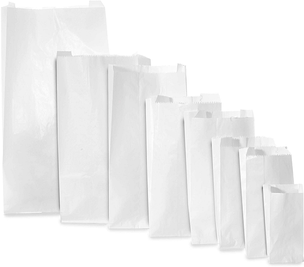 Sacchetti Carta Alimentare Kraft Bianco
