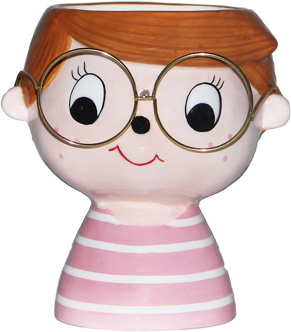 Vaso in Ceramica Rosa Ragazzo