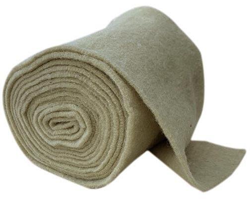Bobina feltro lana cotta beige