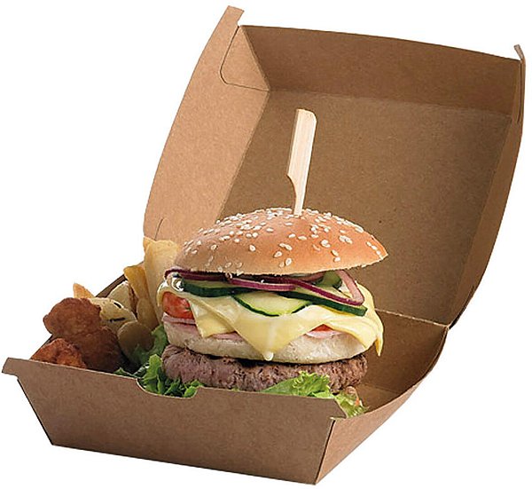 Hamburger Box 400 ml Carta Kraft + PE