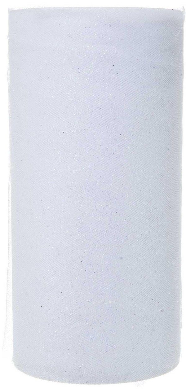 Bobina Tulle Sparkling Bianco
