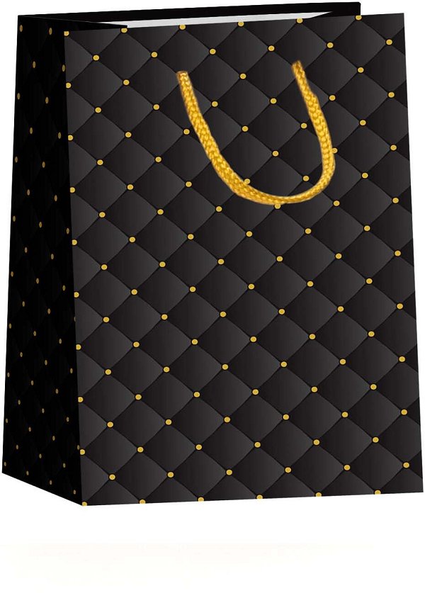 Shopper Plastificata Matt Velour Black