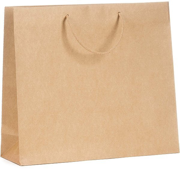 Shopper Carta Kraft Avana Liscio con Cordino