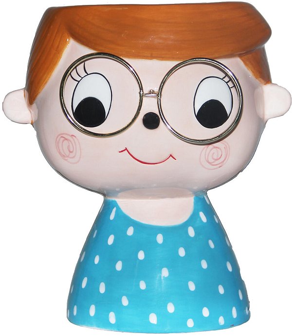 Vaso in Ceramica Azzurro Ragazzo