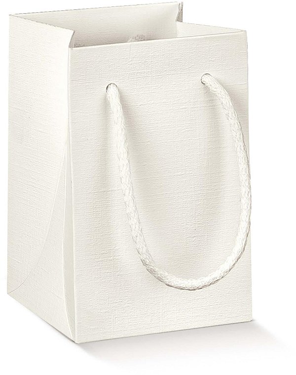 ShopperBox Fibra Bianco con Cordini