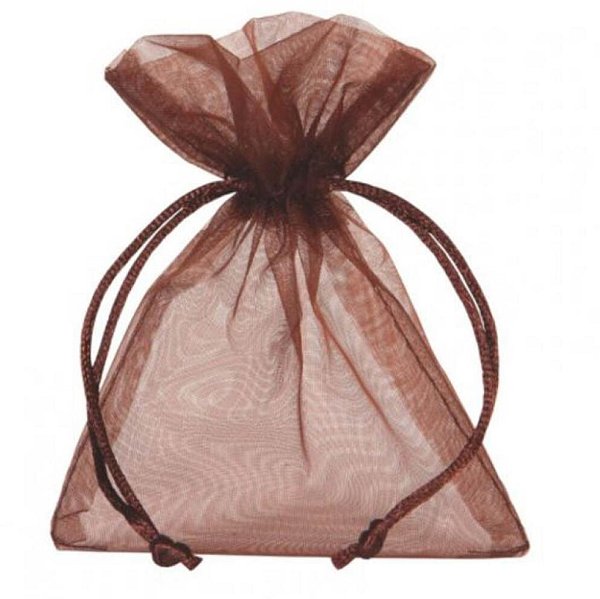 Sacchetti Organza Marrone