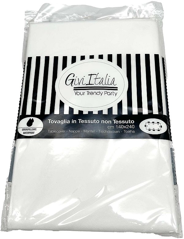 Tovaglia Piegata in TNT Bianco