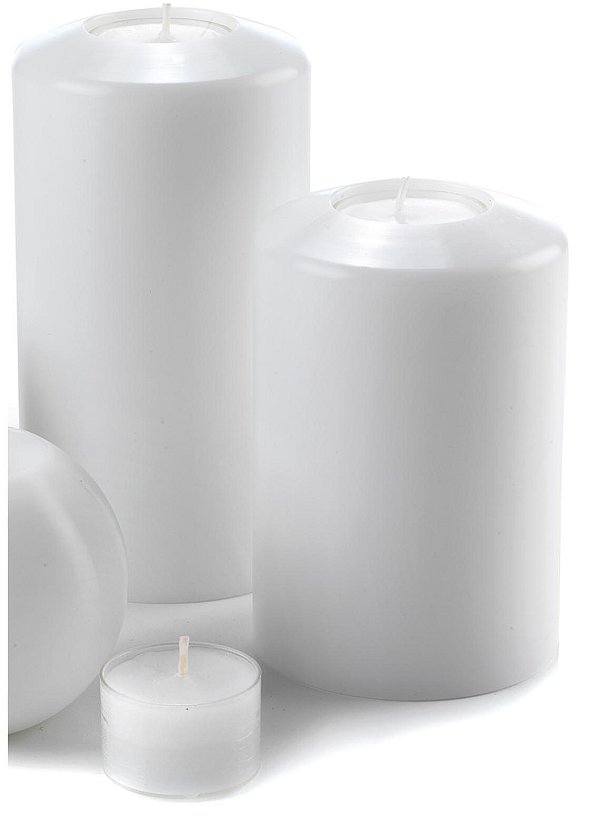 Portacandela Cero in PVC con Lumino