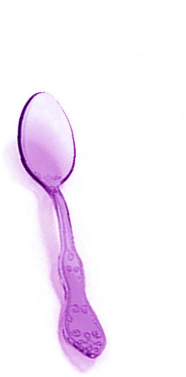 Cucchiaini in Plastica Viola