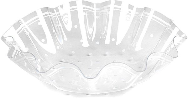 Vassoio in Plastica Pet Pois Bianco