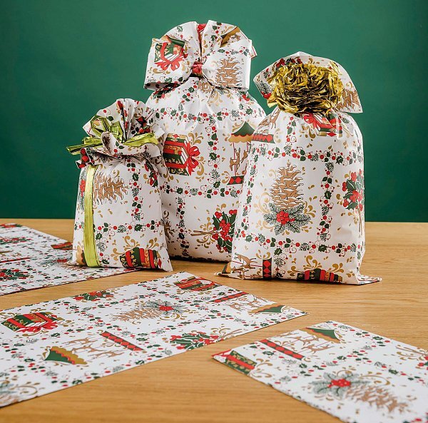 Buste Regalo Perlate Christmas Dream Assortite in 5 Colori