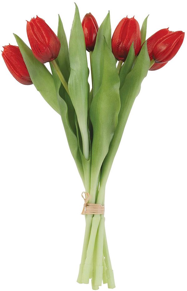 Bundle Tulipani Rossi Real Touch