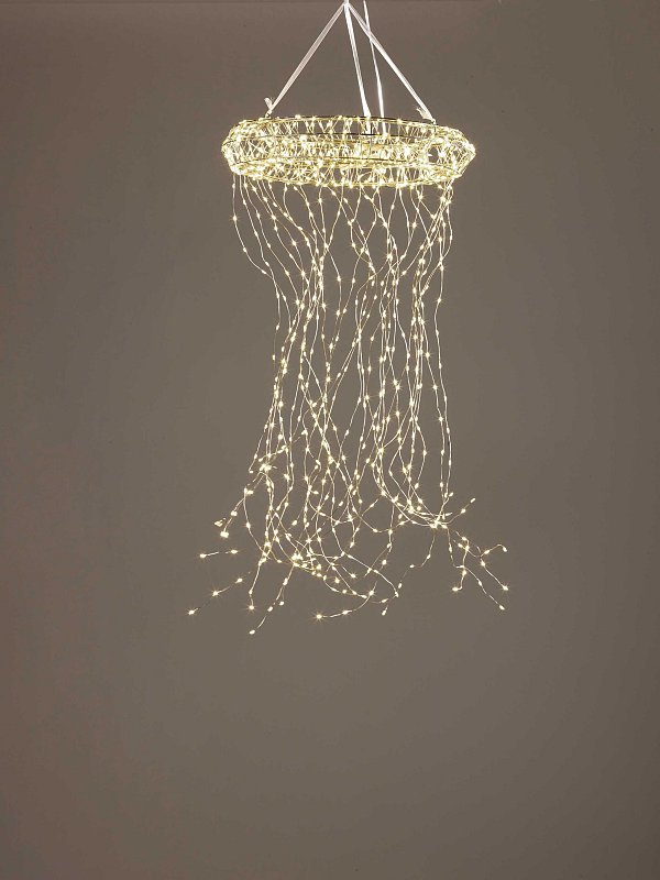 Corona con Calate Luminose a Luce Calda Fissa