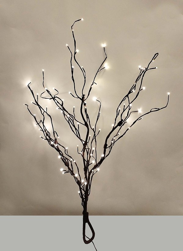 Tralcio Rami Artificiali con Led a Luce Calda Fissa