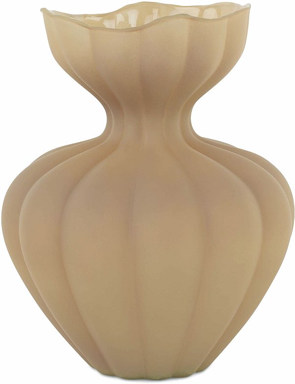 Vaso di Vetro Marrone