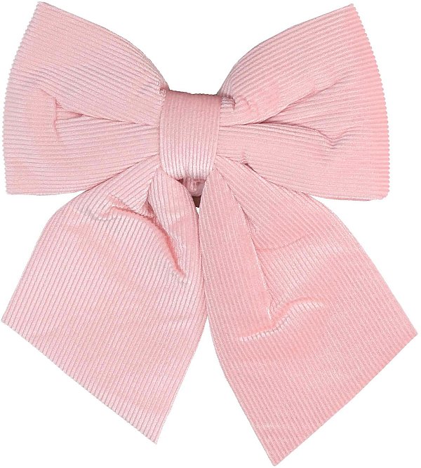 Fiocco in Velluto a Costine Rosa