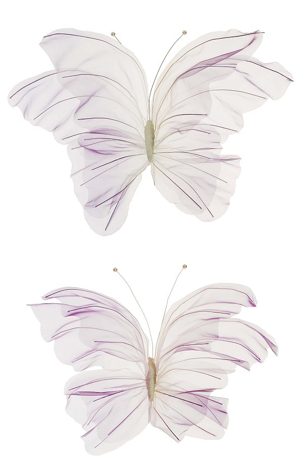Set Farfalle di Organza Lavanda