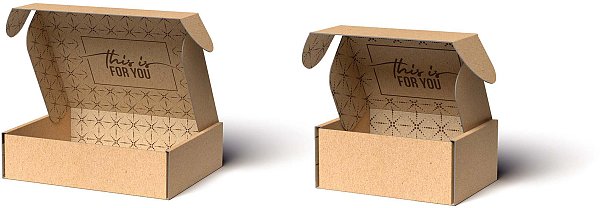 Scatola E-Commerce Kraft Avana