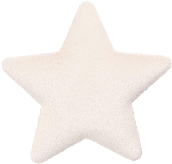 Segnapacco Stella Avorio in Velluto con Adesivo