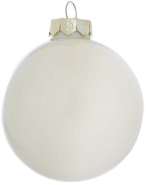 Sfere di Vetro Bianco Latte