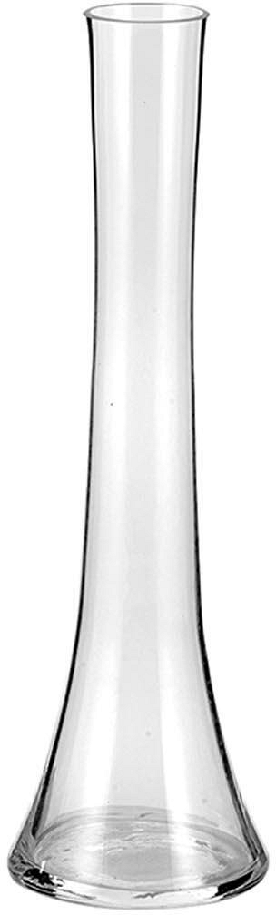 Vaso in Vetro Trasparente Monofiore