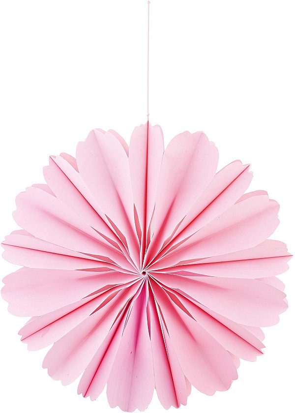 Set Sfere Petali Rosa in Carta con Magnete