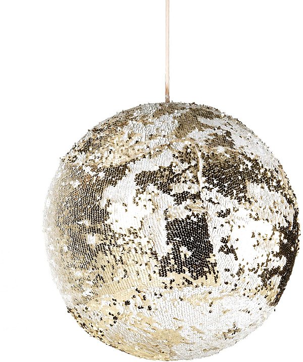 Sfera Brilly Dorata con Paillettes