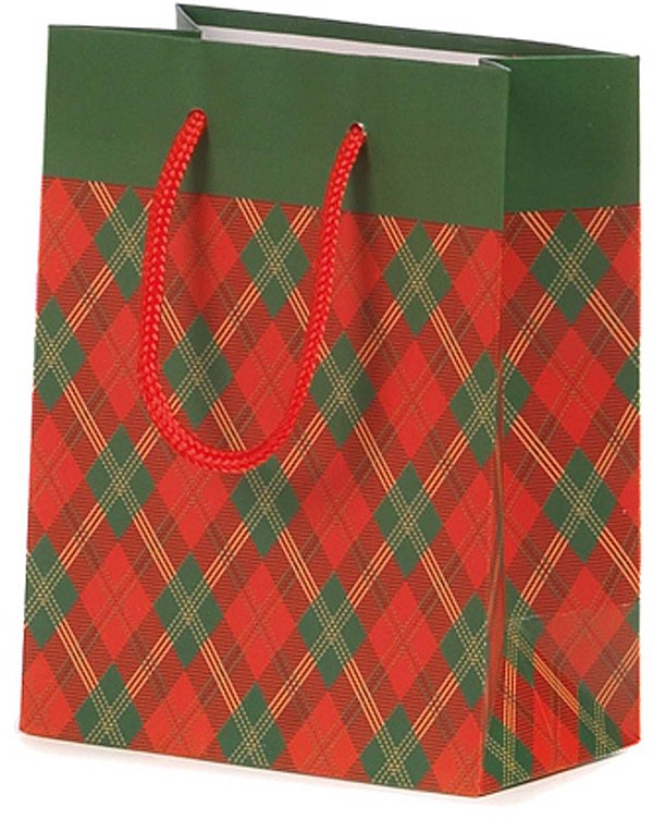Shopper Plastificata Matt New Tartan