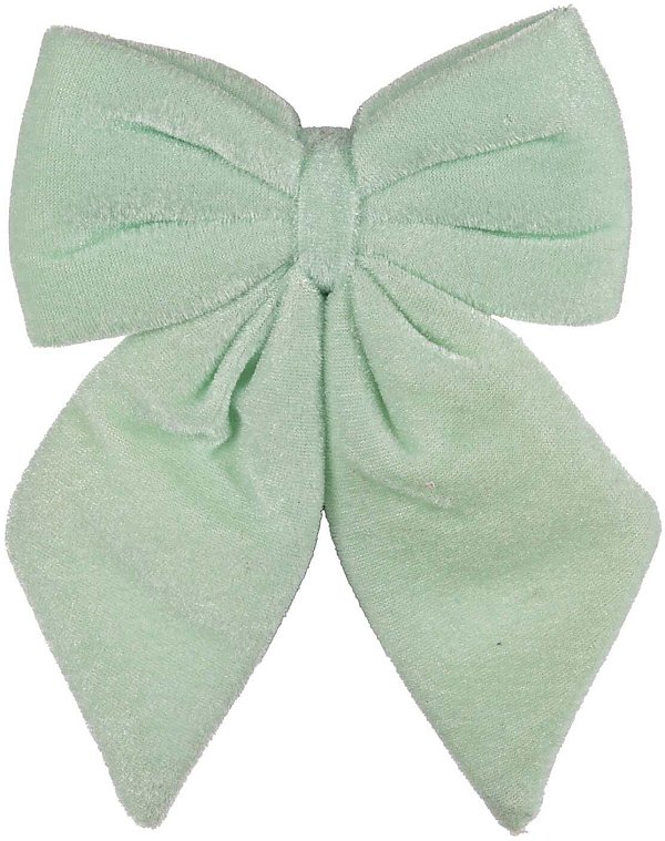 Set Fiocchi in Velluto Menta