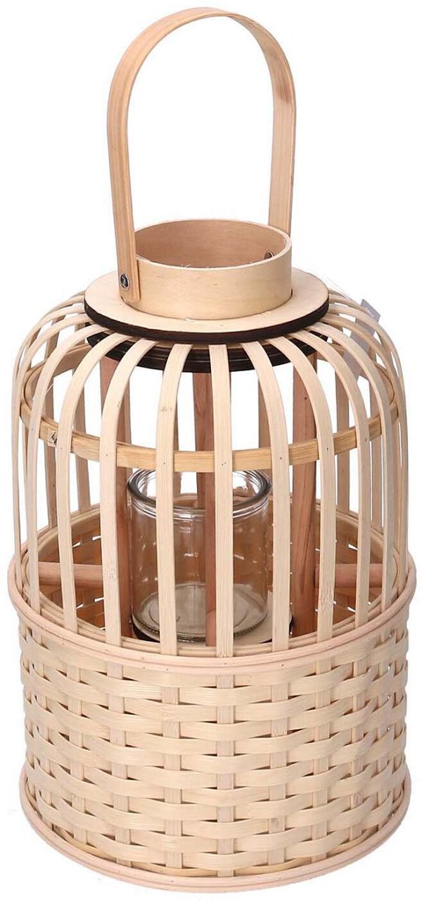 Lanterna Tonda in Bamboo Naturale