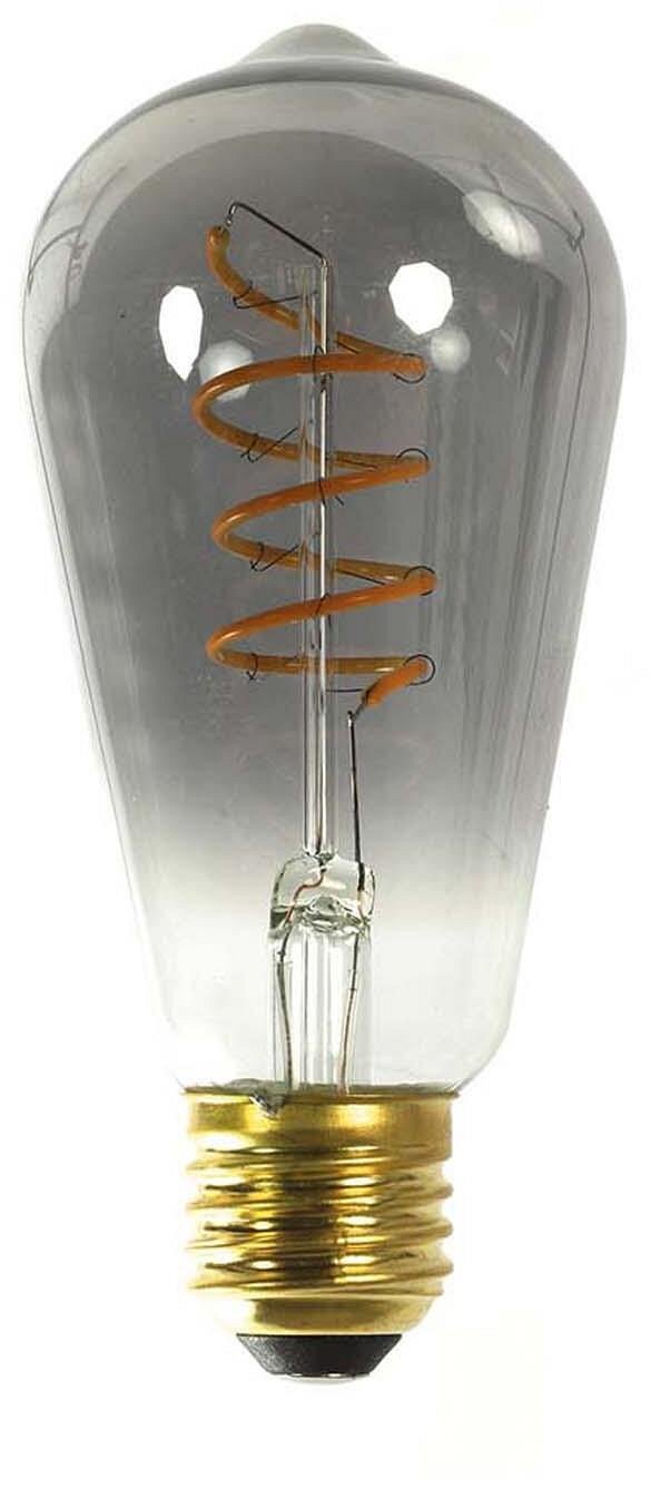 Lampadina Filamento Led Edison Grey 4W x Lampadario Galaxy