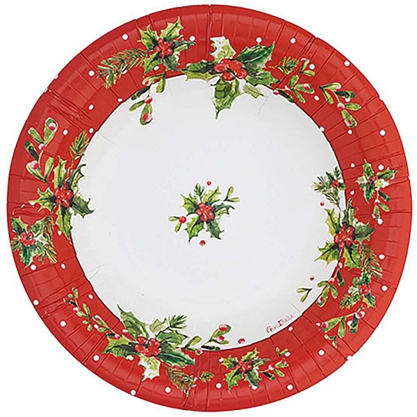 Piatti Fondi Holly Christmas