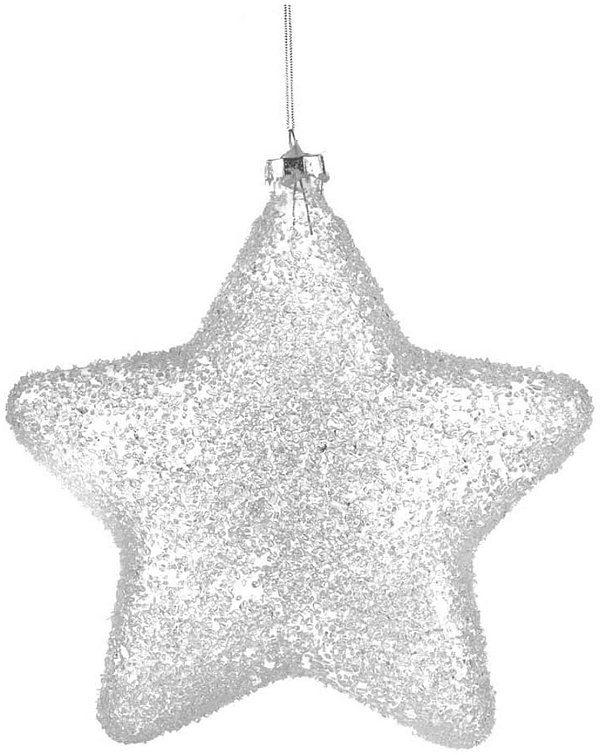 Stella di Vetro Goffrato Trasparente