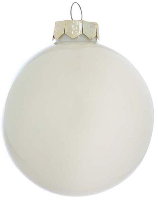 Sfere di Vetro Bianco Latte