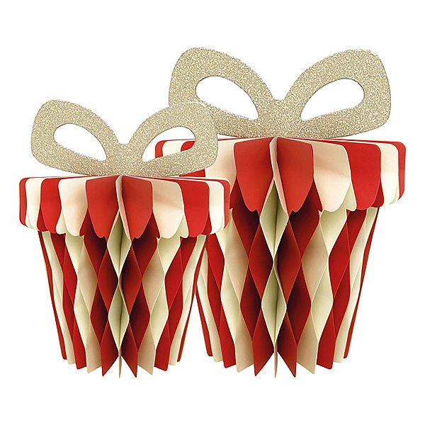 Set Pacchi Regalo in Carta Bicolor con Fiocco e Chiusura a Calamita